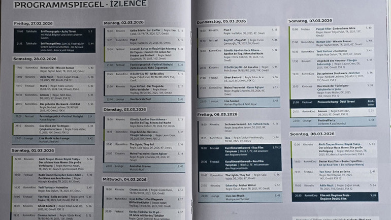 Festival dergisi hazır