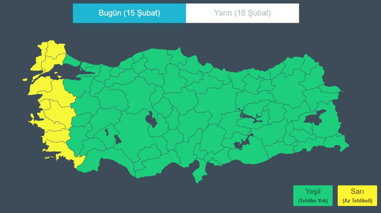Meteoroloji saat verip uyardı: Toz, lodos ve yağmur geliyor