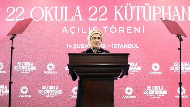 Emine Erdoğan: Kütüphane okulların kalbidir, ruhudur, can damarıdır