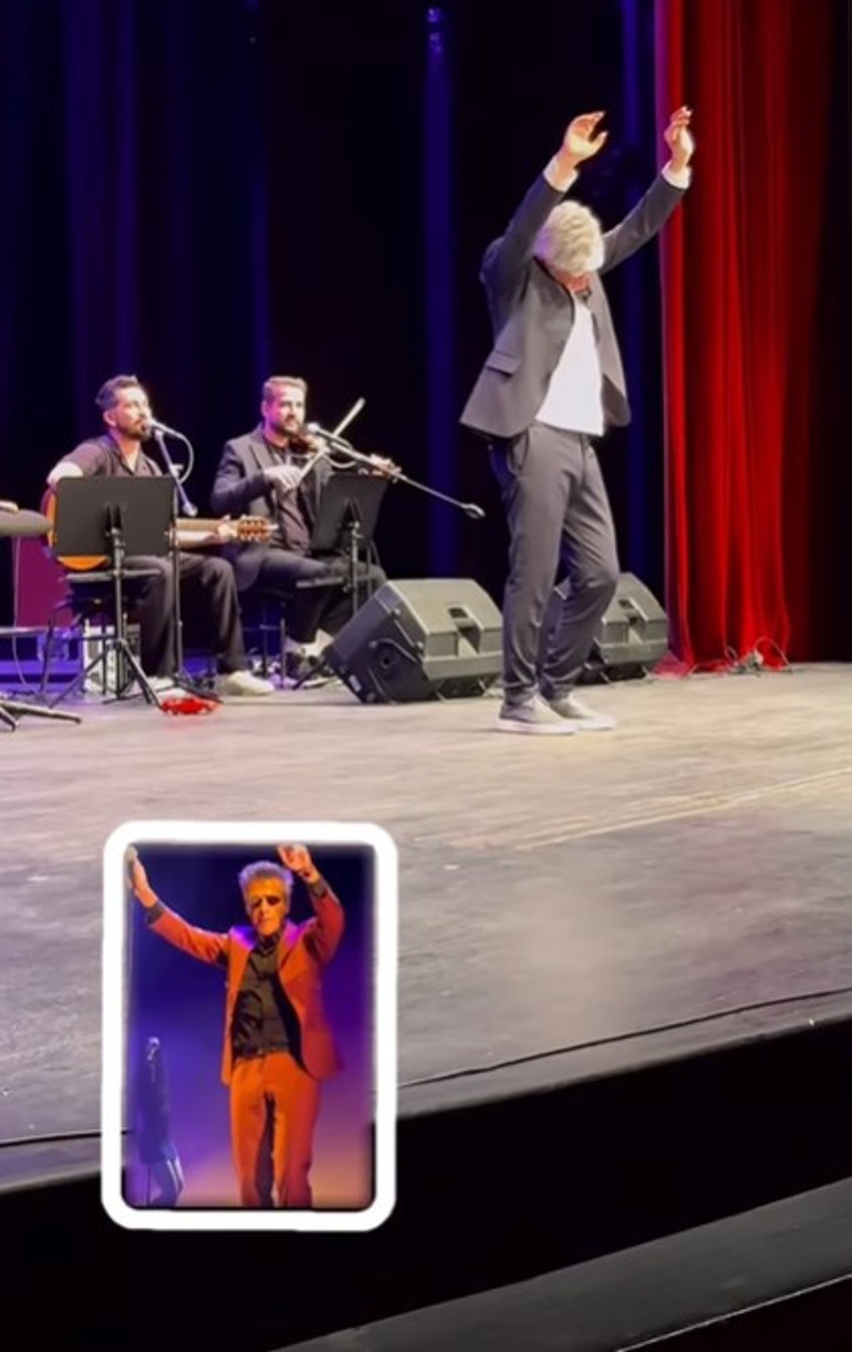 Tarkan’ın çıkışı Teoman’ın dansı