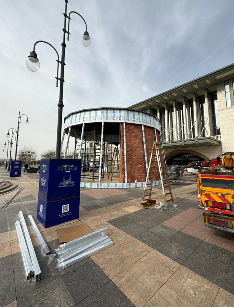 Hazırlıklara başlandı: Külliye’de iftar yayını