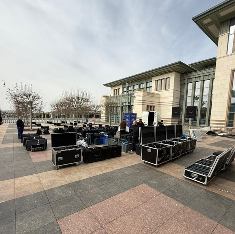 Hazırlıklara başlandı: Külliye’de iftar yayını