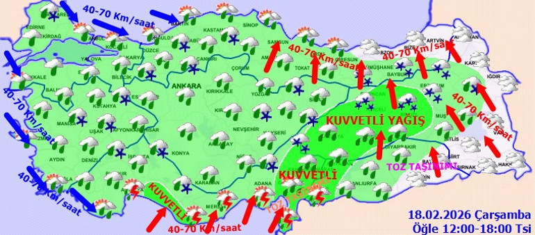  Sel, su baskını, yıldırım, yerel dolu yağışı, heyelan...
