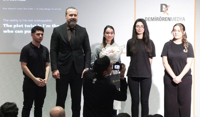 Demirören Medya ve Teknoloji Lisesinde yapay zeka konferansı: Zülal Tannur, teknoloji girişimlerini anlattı