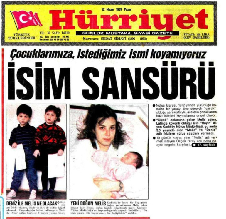  Bir dönem yasaktı, bugün 34 bin kişide var... ‘Melis’ ismini nasıl mahkemede kazandı