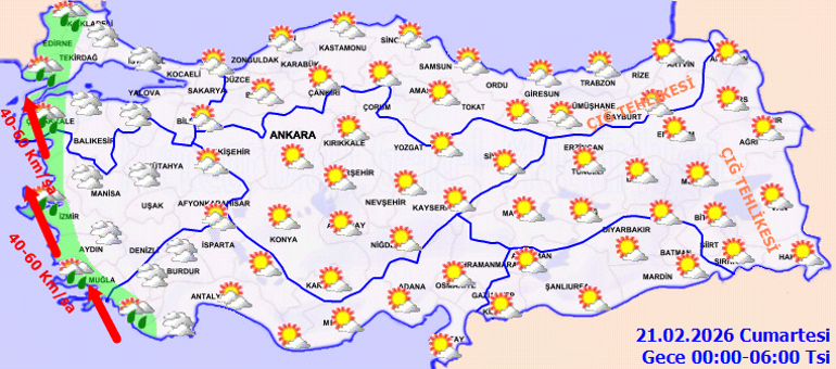 SON DAKİKA HAVA DURUMU TAHMİNLERİ İL İL | Bugün (21 Şubat) hava nasıl olacak Hafta sonu İstanbulda yağmur ve kar var mı Meteoroloji duyurdu: Soğuk hava ve sağanak geri geliyor