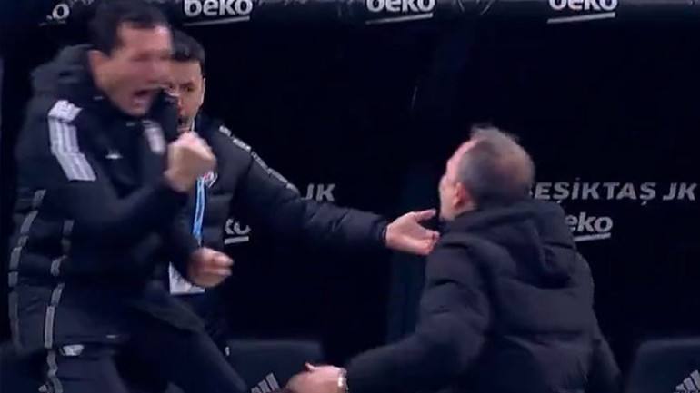 Beşiktaş Göztepeyi yendi, Sergen Yalçın gündem oldu Gol sevincinde dizlerinin üzerine çöktü