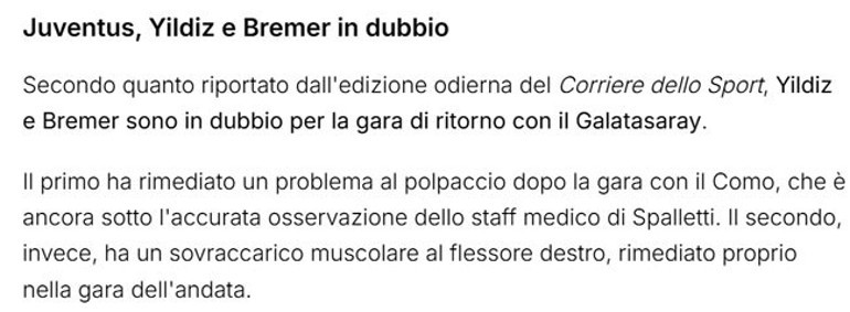 Galatasaray maçı öncesi Juventusta Kenan Yıldız ve sakatlık şüphesi