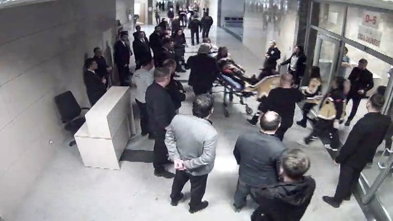 Kartal Adliyesinde savcı, kadın hakimi vurmuştu Saldırı sonrası yaşananların görüntüleri ortaya çıktı