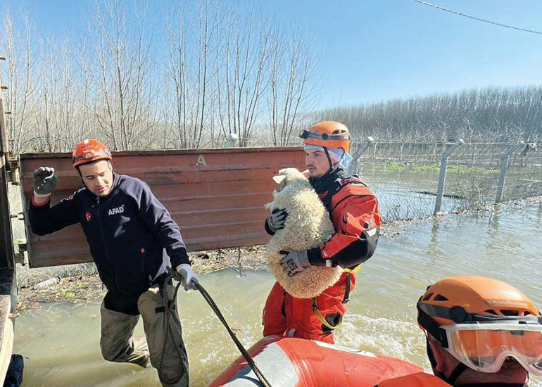 Nehirler yatağına sığmadı… Meriç ve Tunca taştı
