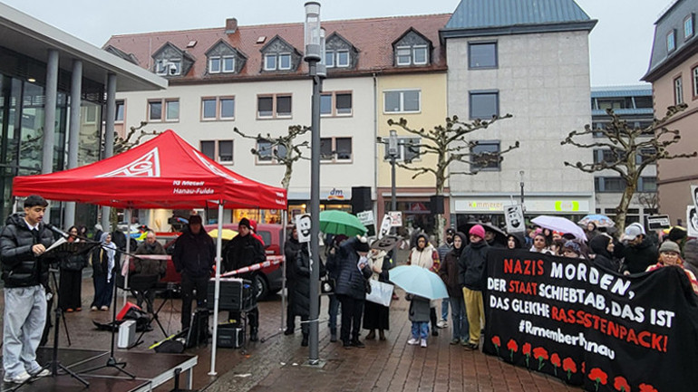 Almanya’da Hanau kurbanlarını anma eylemi