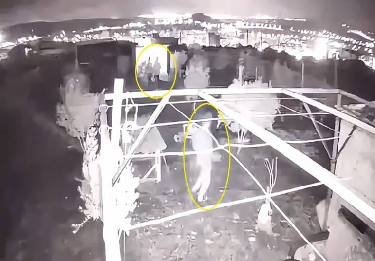 Osmaniye’de bahçeye giren hırsız güvercinleri çaldı, o anlar kameraya böyle yansıdı