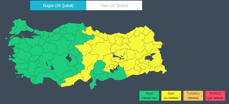 Çok kuvvetli sağanak, yoğun kar ve fırtına geliyor: Meteoroloji saat verdi Birçok ilde okullar tatil edildi: Çığ düştü, iş makineleri kar altında kaldı