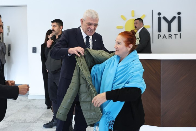 İYİ Parti Genel Başkanı Dervişoğlu, Sabahat Akkiraz ile görüştü