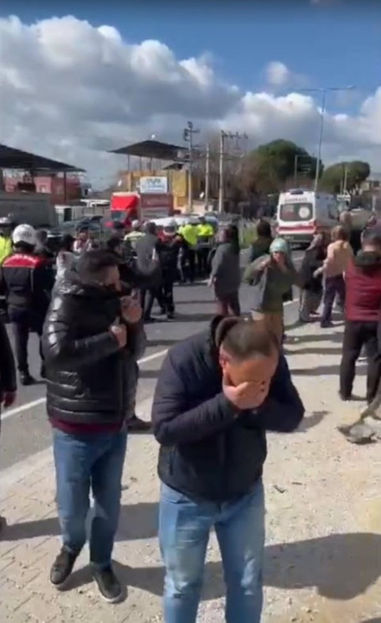 İzmirde korkunç olay: 3 çocuğuna yemek götürürken hayatını kaybetti