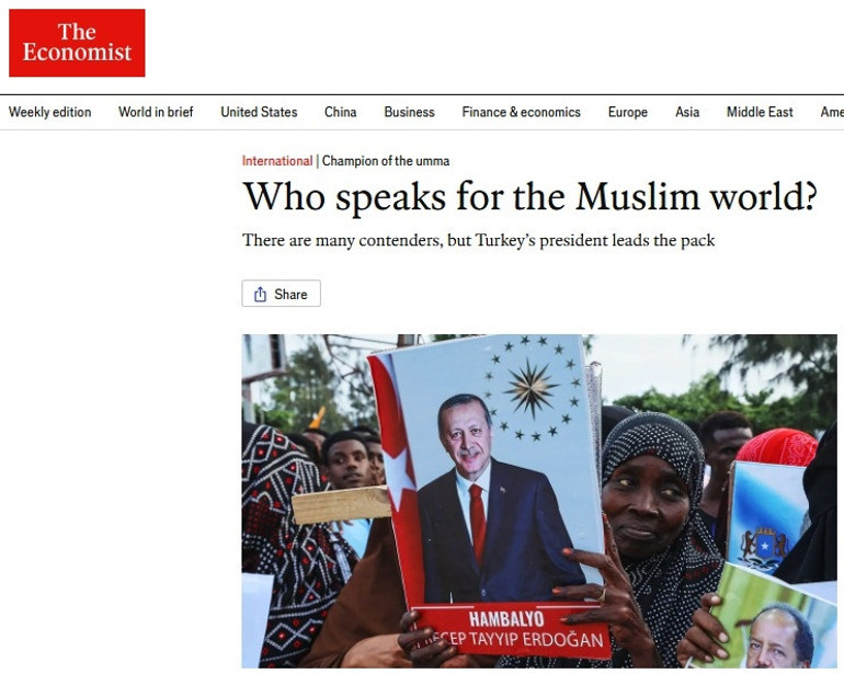 İngiliz dergisi Müslüman dünyasını mercek altına aldı: Dikkat çeken Cumhurbaşkanı Erdoğan yorumu... Birleştirici ve güvenilir