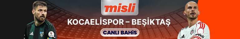 Beşiktaş, Kocaelispora konuk oluyor Maçın heyecanı Mislide