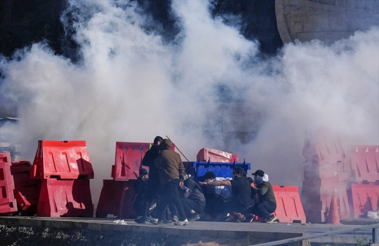 Yeşil Bölgeye girmeye çalıştılar