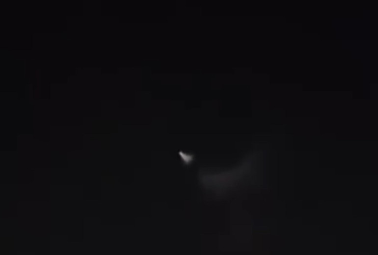 İrandan fırlatılan füzeler Türkiyeden böyle görüldü