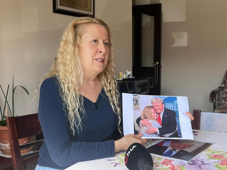 Necla Özmen babası olduğunu iddia ettiği Trumpa seslendi: Başka ülkelerin iç işlerine karışma