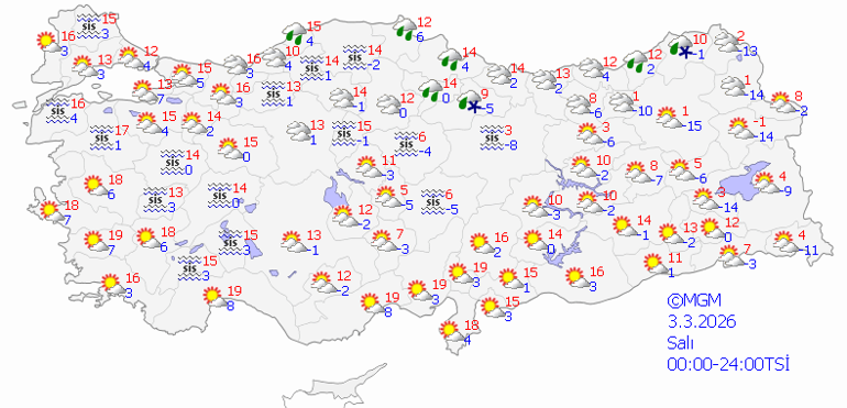 HAVA DURUMU TAHMİNLERİ İL İL | Bugün (3 Mart) hava nasıl olacak İstanbulda yağmur yağacak mı Bahar yüzünü gösterdi Meteoroloji duyurdu: Sıcaklıklar artıyor...