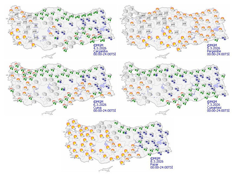 Kar, sağanak ve fırtına geri geliyor Karadeniz üzerinden geliyor, kuvvetli olacak