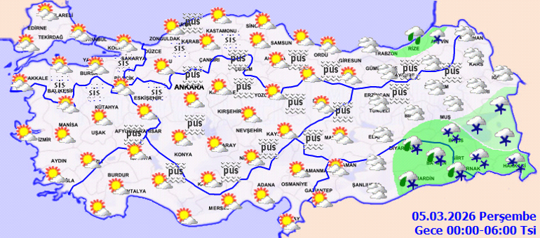 HAVA DURUMU TAHMİNLERİ İL İL SON DAKİKA | Bugün (5 Mart) hava nasıl olacak İstanbula kar ve yağmur yağacak mı Meteorolojiden yeni uyarı: Karla karışık yağmur görülecek...