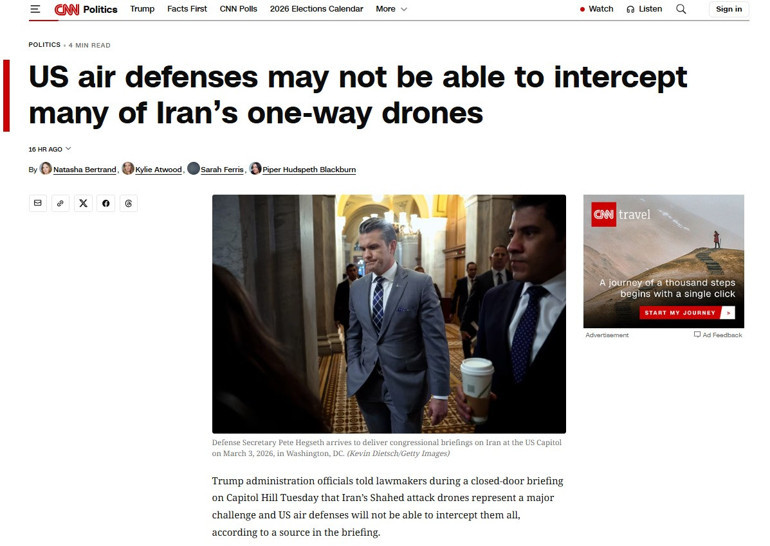 Baş ağrısı olan İran silahları ABD itiraf etti: Tamamını engelleyemeyiz