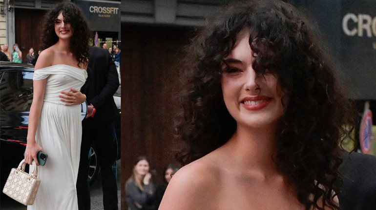  Ünlü çiftin kızı da anne ve babasının yolunda