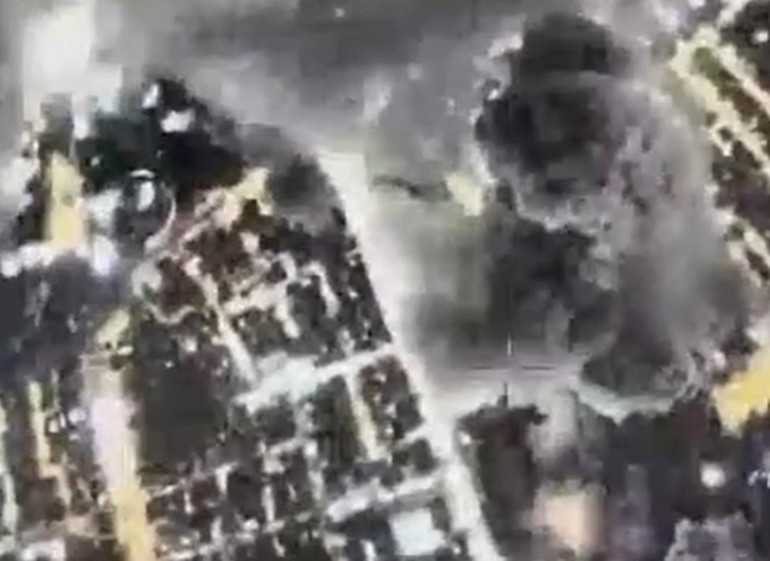 İsrail savaş uçakları Hamaneyin yeraltı askeri sığınağını böyle vurdu