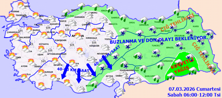 SON DAKİKA HAVA DURUMU TAHMİNLERİ İL İL | Hafta sonu hava nasıl olacak Bugün kar yağacak mı Meteorolojiden 8 ile kar yağışı uyarısı