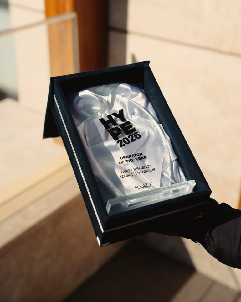 Hyatt Regency İzmir İstinyepark’a ikinci kez yılın oteli ödülü