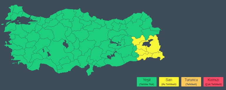 Kuvvetli sağanak ve kar yağışı geliyor Meteoroloji sarı alarm verdi: 6 il için kritik uyarı