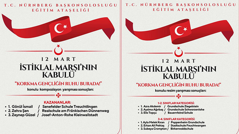 Nürnberg’de resim ve kompozisyon yarışması sonuçları açıklandı