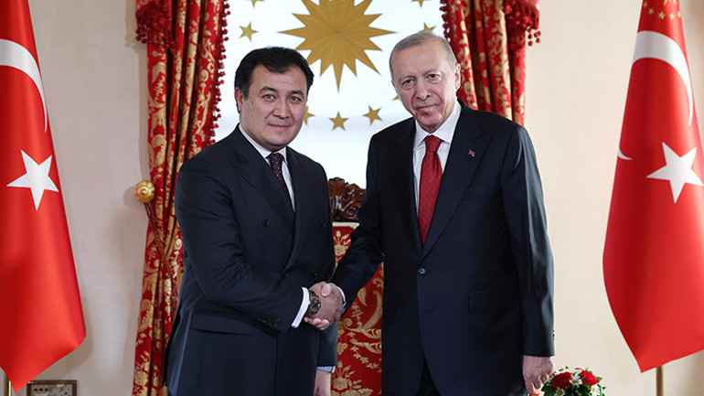 Cumhurbaşkanı Erdoğan, Türk Devletleri Teşkilatı heyetini kabul etti