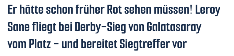 Sanenin derbide gördüğü kırmızı kart Almanya’da gündem oldu Utanç verici
