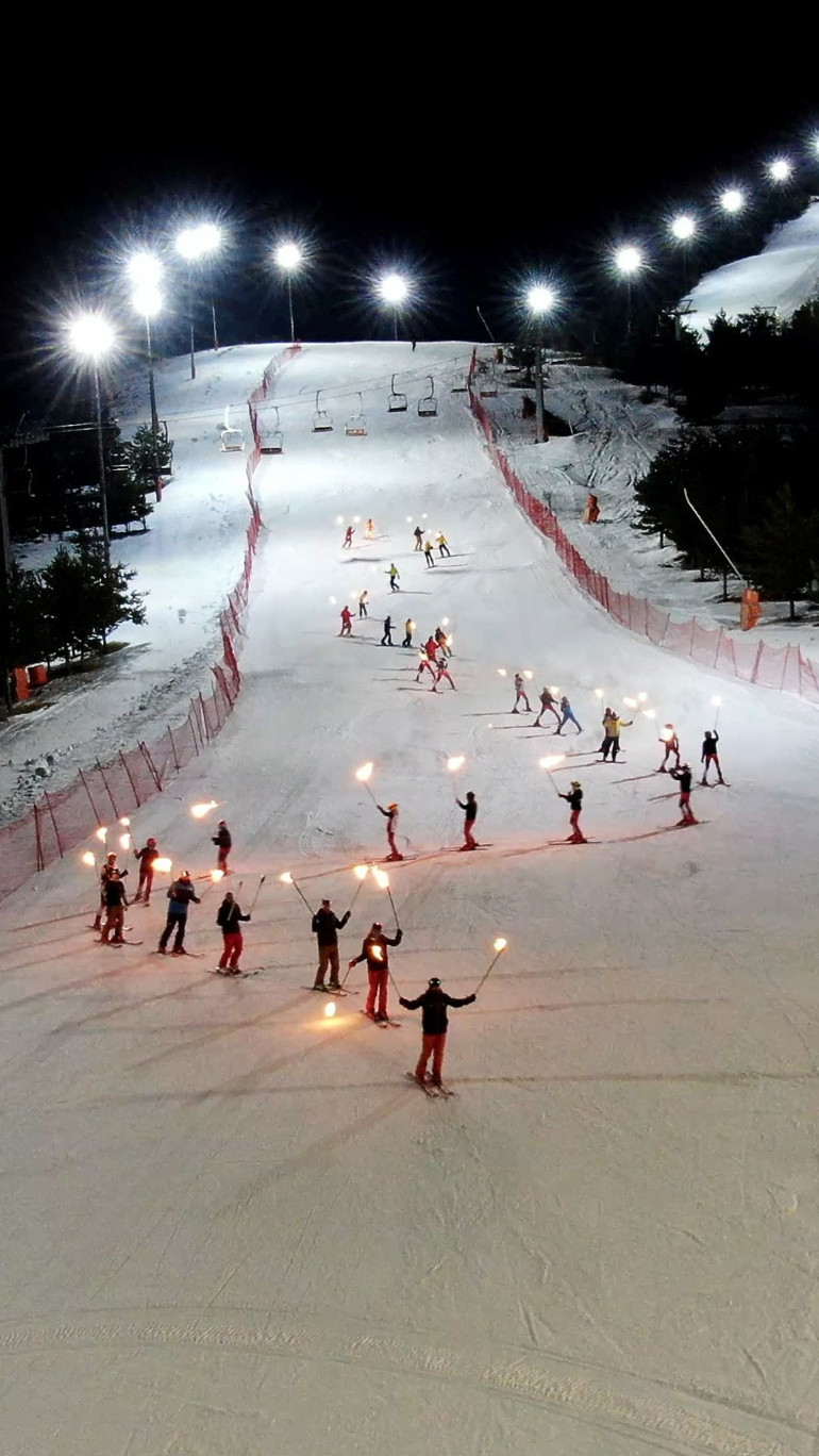 Karların değil partinin ortasındayım