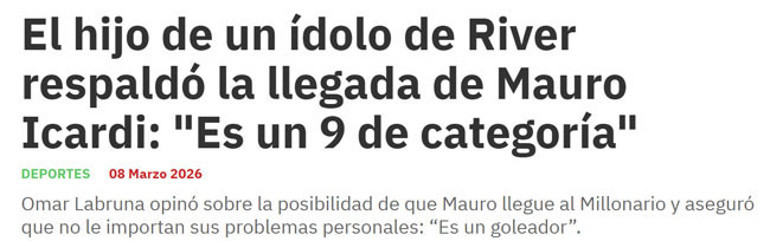 Icardiyi Arjantin devine önerdi Efsane ismin oğlu konuştu