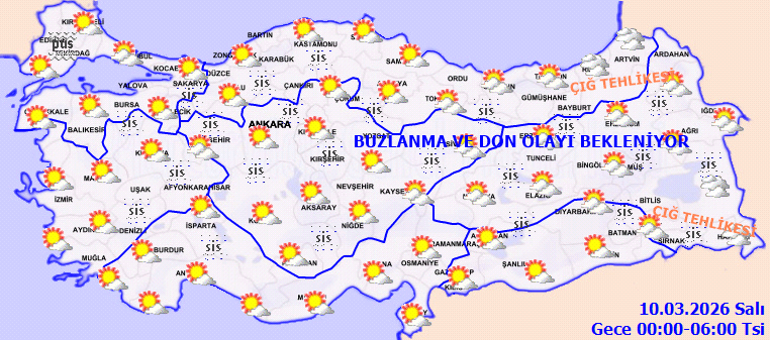 Bugün (10 Mart Salı) hava nasıl olacak, yağmur yağacak mı Meteoroloji duyurdu: Sıcaklıklar 4 derece artacak İşte il il hava durumu tahminleri..