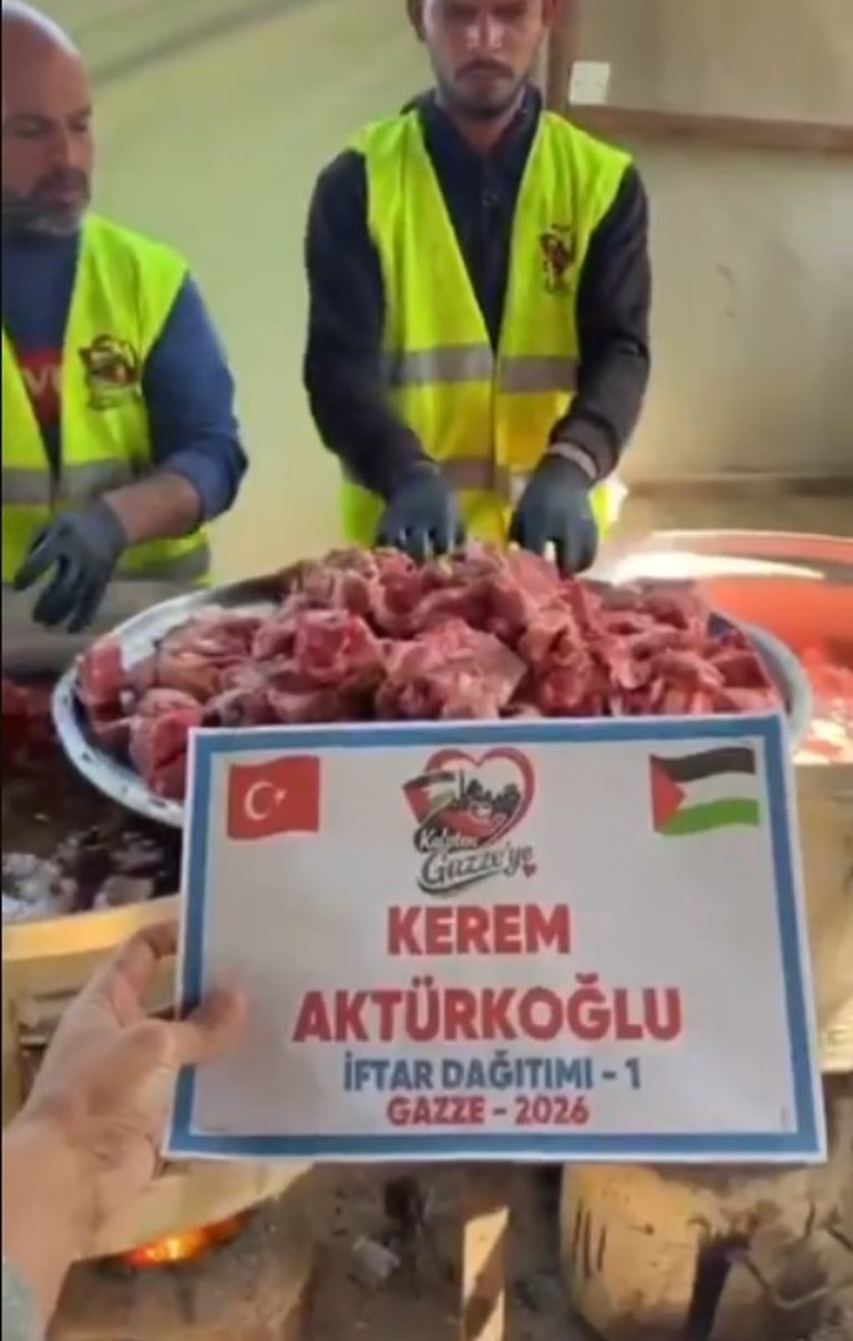 Kerem Aktürkoğlundan Gazze’ye yardım eli