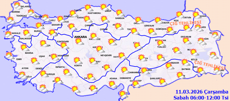 Son dakika Hava durumu tahminleri il il | Bugün (11 Mart) hava nasıl olacak Yeni haftada yağmur yağacak mı Meteoroloji uzmanı uyardı: Yeni yağışlı hava geliyor