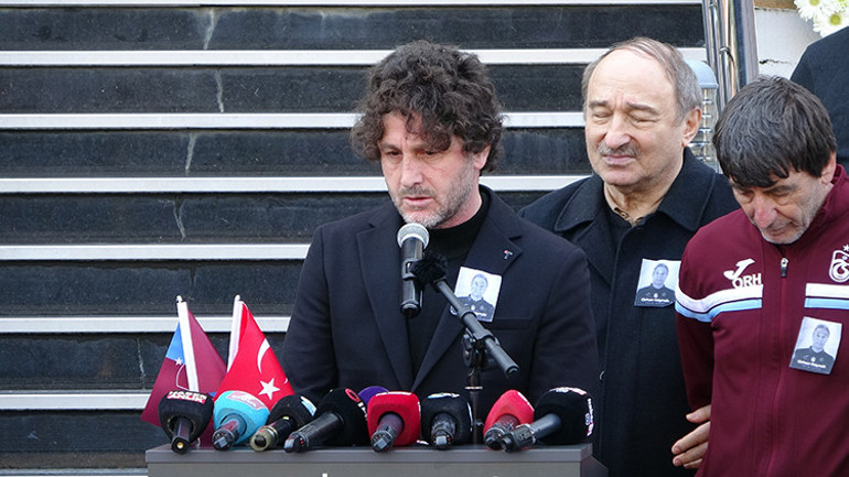 Trabzonsporda, Orhan Kaynak için tören düzenlendi