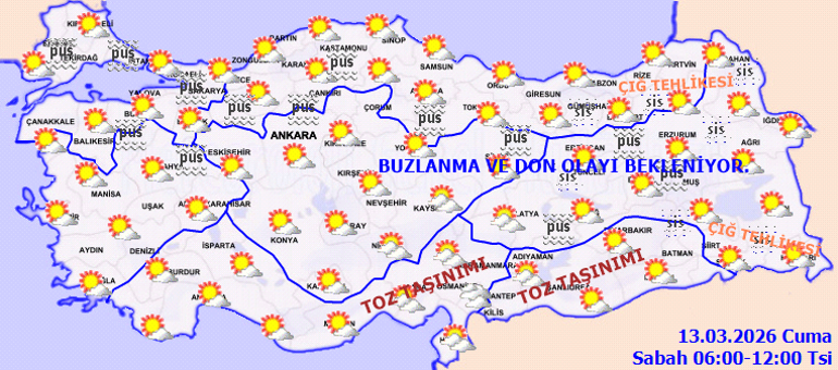 SON DAKİKA YAĞIŞ UYARISI | Hava durumu tahminleri il il yayınlandı Bugün (13 Mart) hava nasıl olacak İstanbulda yağmur yağacak mı Meteoroloji duyurdu: 2 ile kar yağışı geliyor...