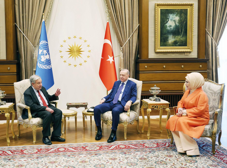 BM Genel Sekreteri Guterres’e Atatürk ödülü