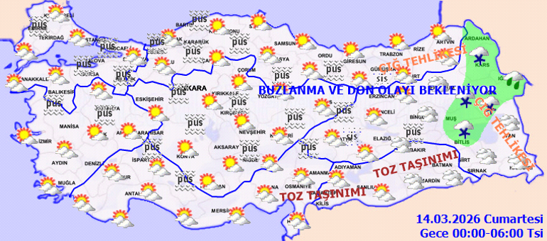 Son dakika hava durumu tahminleri il il | Bugün (14 Mart) hava nasıl olacak Hafta sonu yağmur yağacak mı Meteoroloji uzmanı duyurdu: Sağanak yağış geliyor