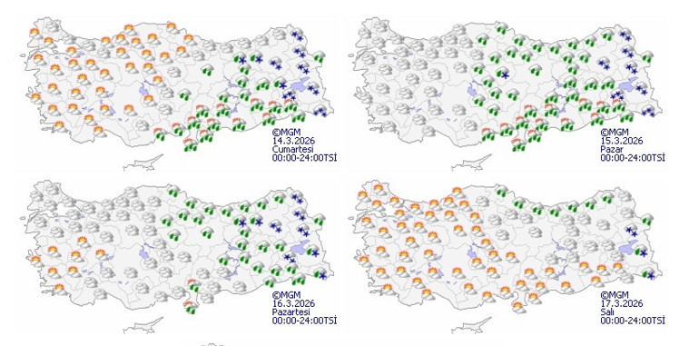 Kuvvetli sağanak geri geliyor Meteorolojiden yağış ve fırtına uyarısı... Yarın 19 ilde alarm verildi