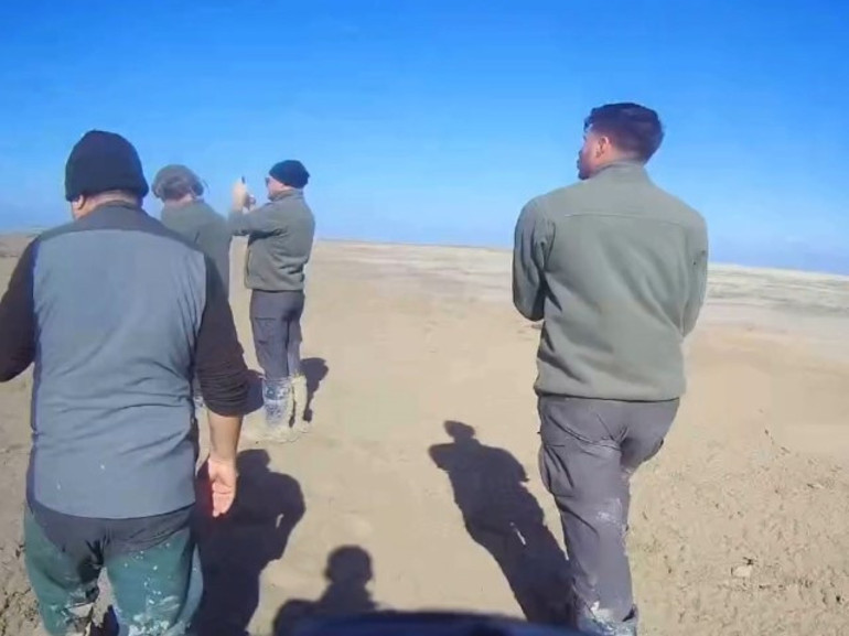 Yüzsüzlüğün böylesi Suçüstü yakalanınca ekiplere ve drona ateş açtılar