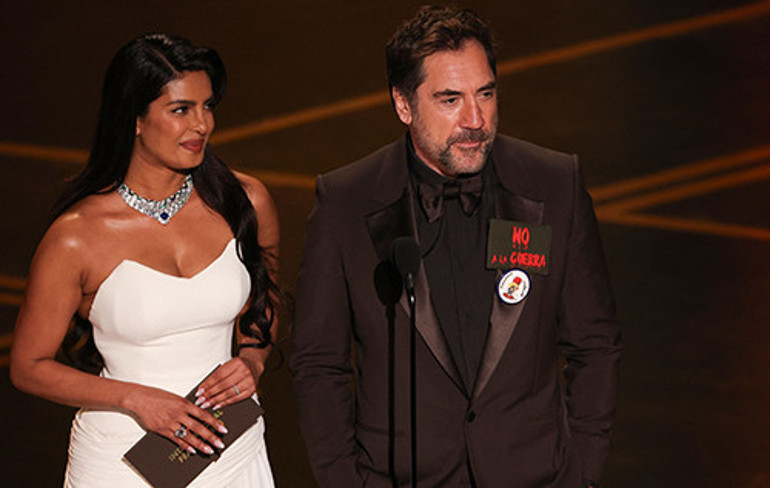 Javier Bardem; Oscar töreninde Özgür Filistin dedi, salon alkıştan yıkıldı