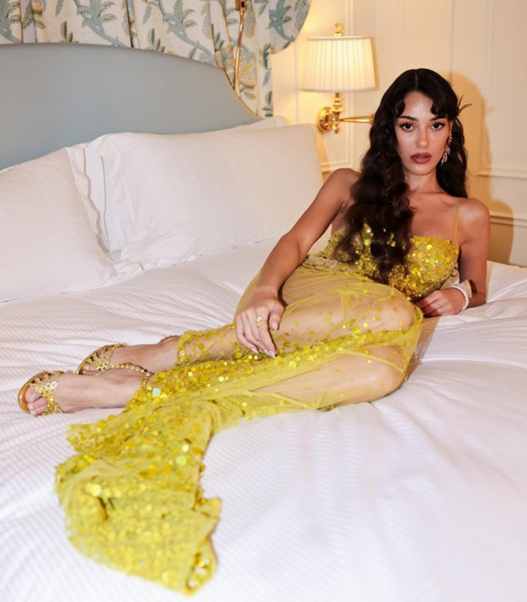 Dilan Çiçek Deniz Oscar partisinde