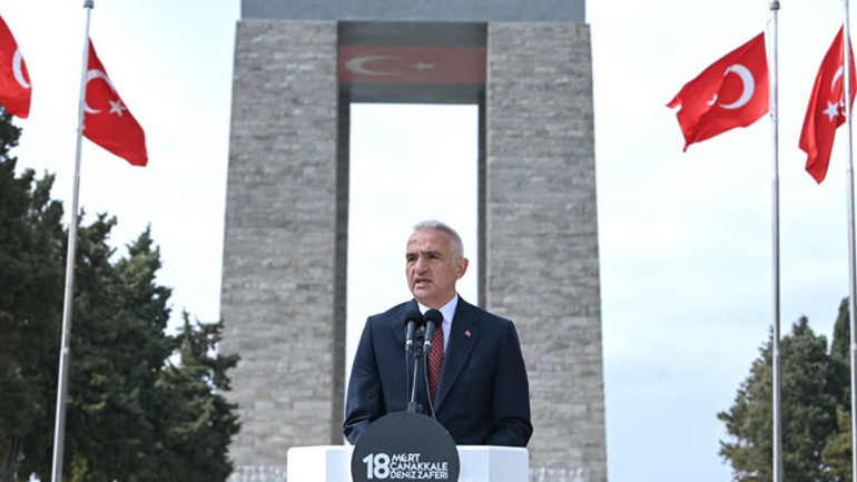 Çanakkale destanı 111 yıl sonra aynı ruhla anıldı Bakan Ersoy: Tarihin akışını değiştiren bir millet